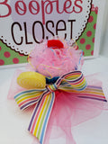 Cupcake Mini Fascinator Hat – Birthday Party Novelty Headwear for Women, Girls & Kids