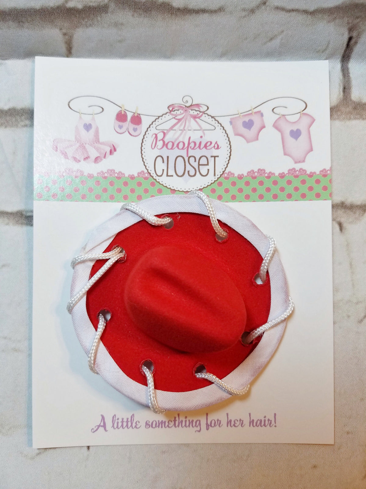 Red Mini Cowgirl Hat Headband – Western Pet Costume Hat for Dogs, Cats & Kids, Toy Story Inspired