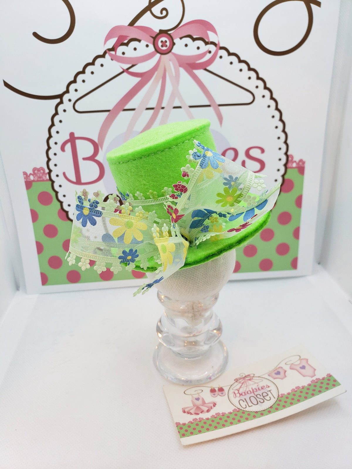 Floral Mini Top Hat – Spring Easter Bonnet Headband for Women, Kids & Pets, Garden Party Fascinator
