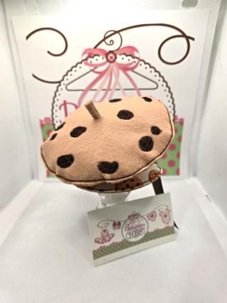 Chocolate Chip Cookie Beret Fascinator – Food Themed Mini Hat for Adults, Kids & Pets, Novelty Headpiece