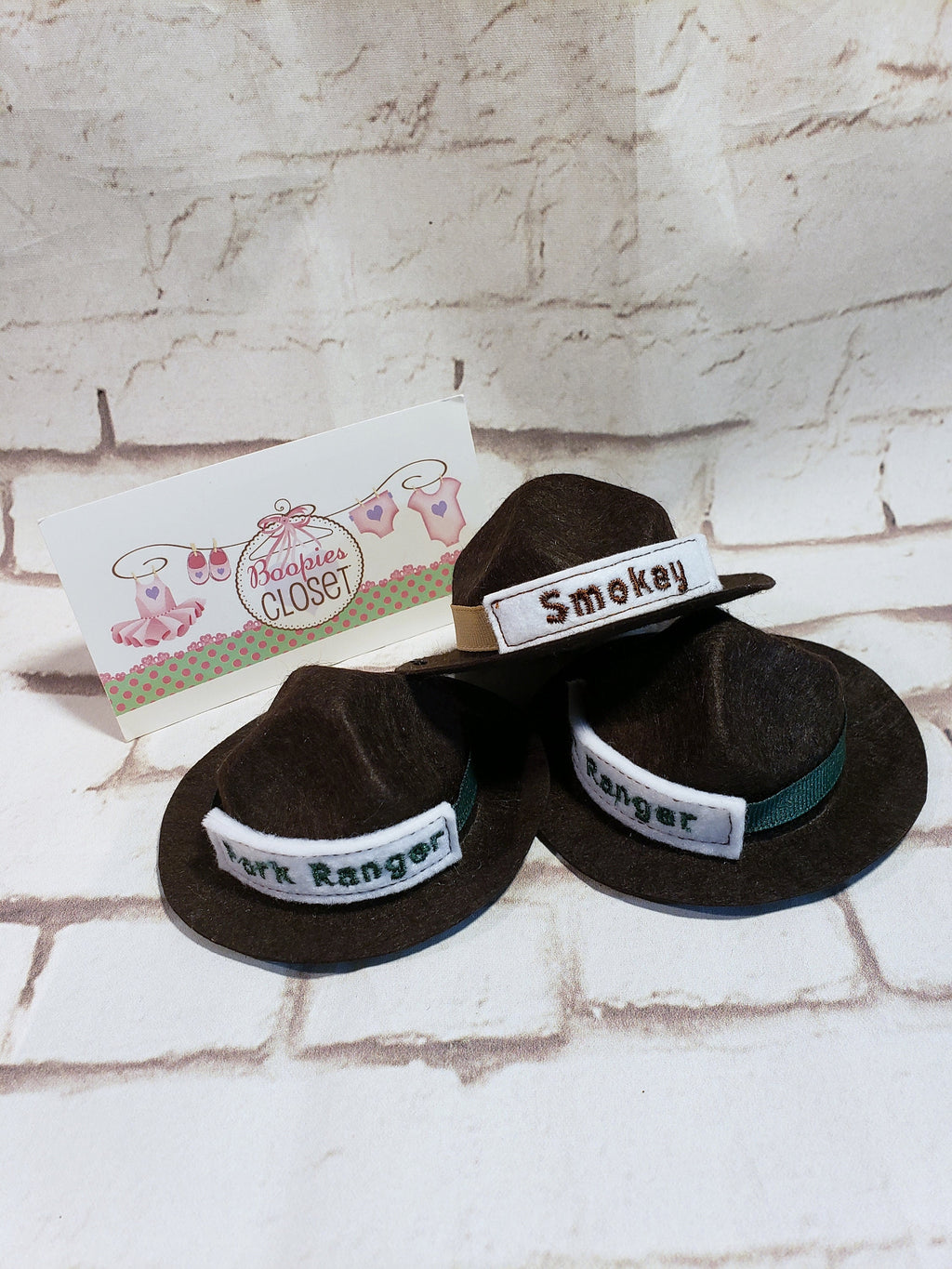 Park Ranger Mini Hat – Embroidered Costume Headpiece for Adults, Kids & Pets, Ranger Dress-Up