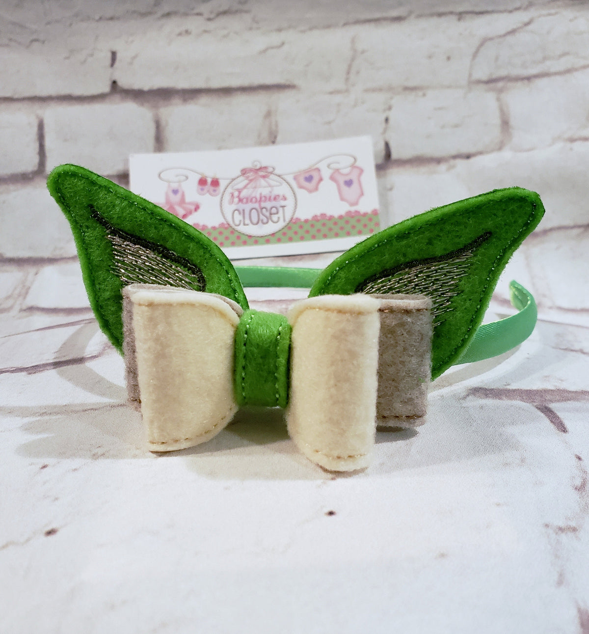 Alien 3D Felt Bow Headband – Sci-Fi Costume Barrette or Pet Bowtie, Space Hair Accessory for Kids