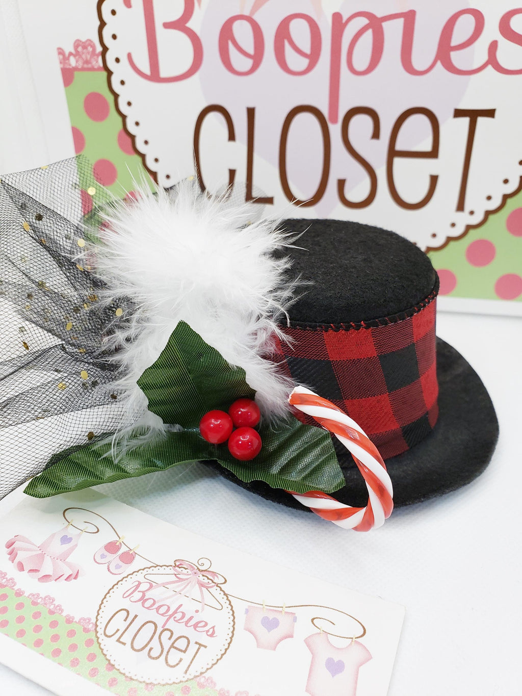 Christmas Caroler Mini Top Hat Headband – Holiday Costume Hat for Adults, Kids & Pets