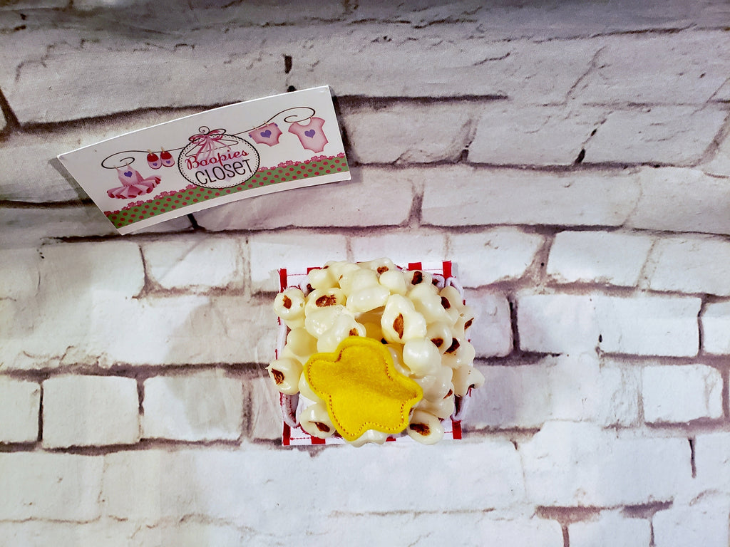 Popcorn Box Mini Top Hat – Circus & Movie Theme Novelty Fascinator for Adults & Kids