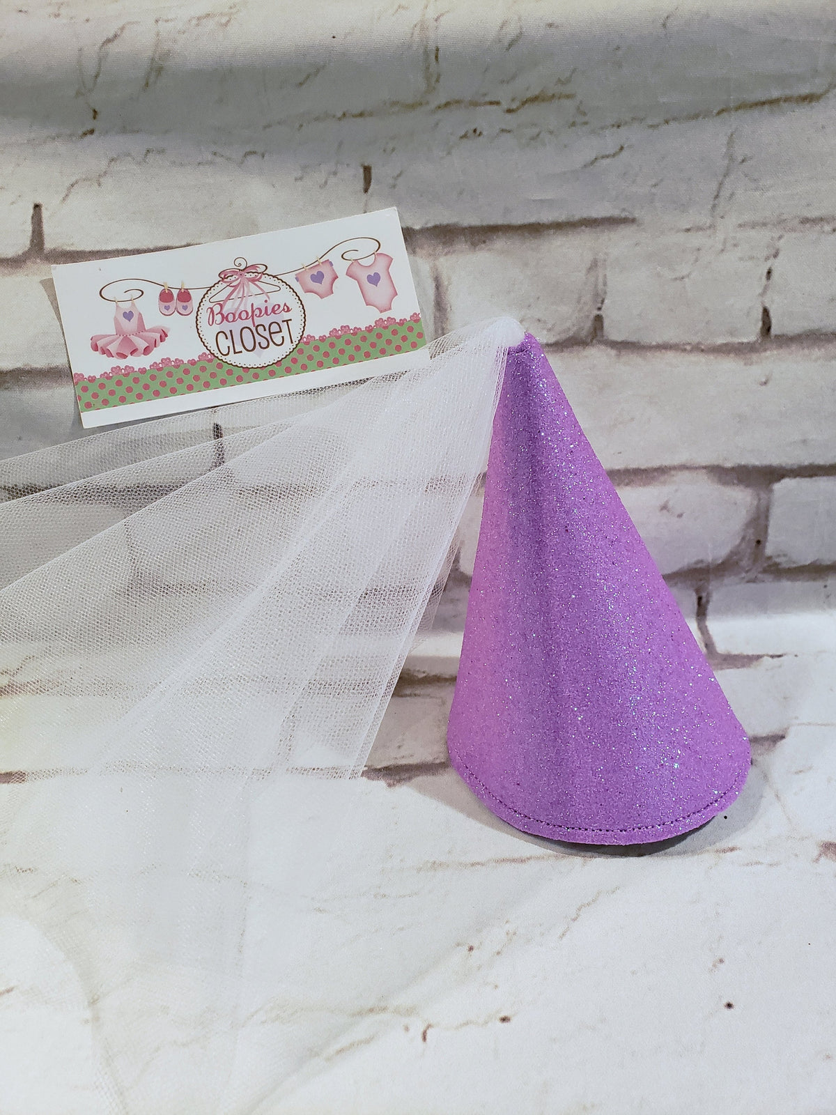 Fairy Tale Sparkle Princess Mini Cone Hat – Damsel Medieval Hat with Veil for Adults & Kids