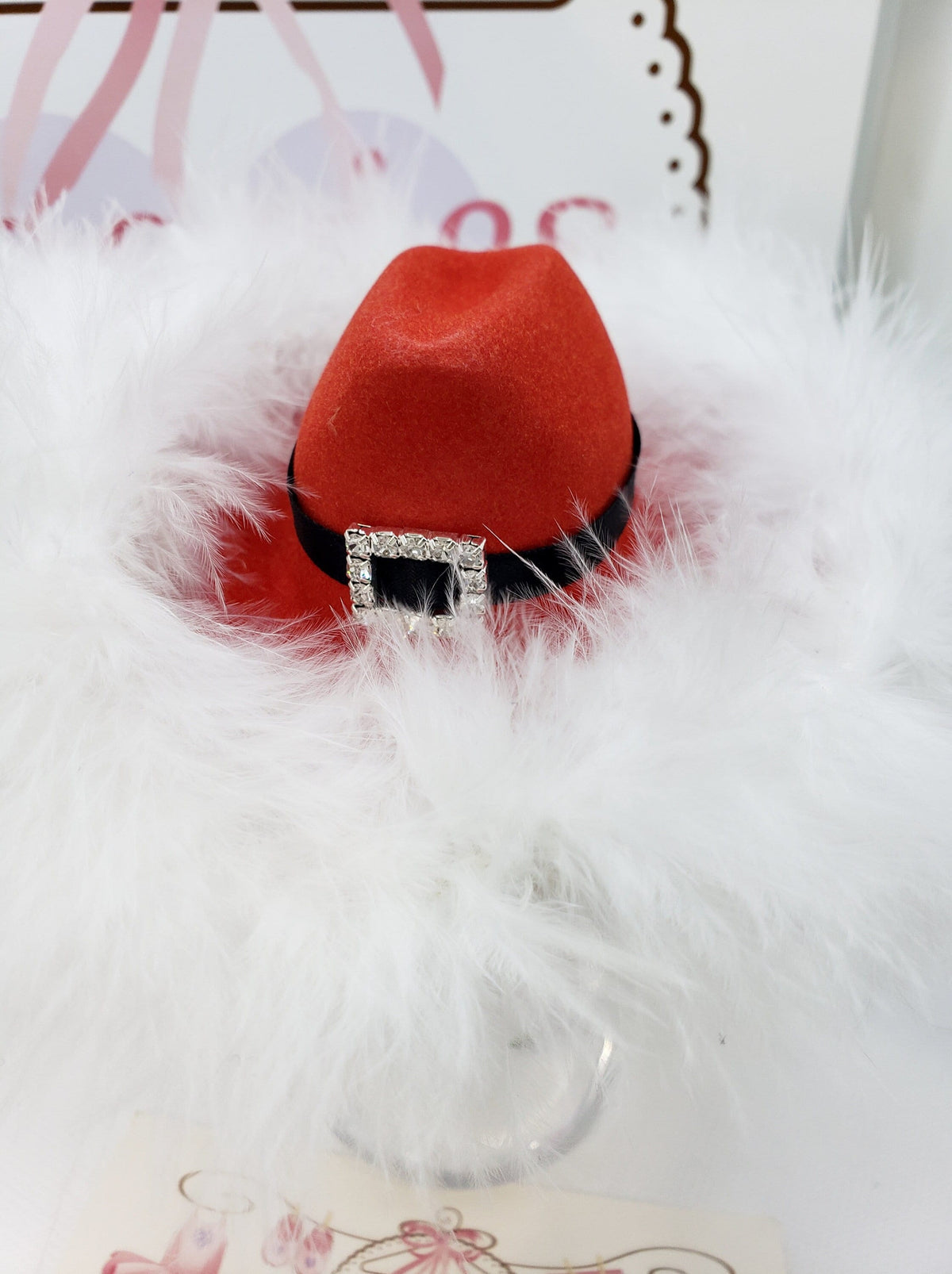 Christmas Mini Cowboy Hat Headband – Holiday Western Hat for Adults, Kids & Pets, Country Cowgirl