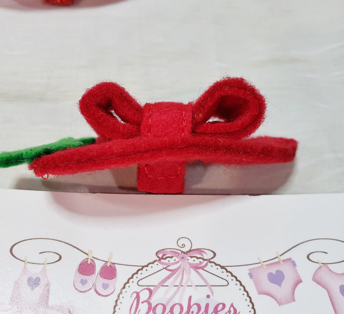 Chili Pepper 3D Felt Hair Bow – Spicy Food Barrette or Headband for Adults, Kids & Pets, Festival Accessory