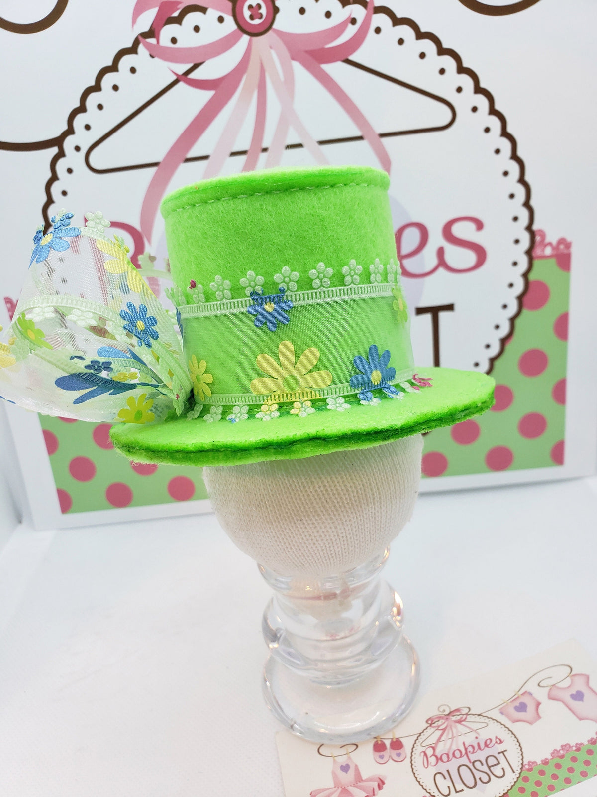Floral Mini Top Hat – Spring Easter Bonnet Headband for Women, Kids & Pets, Garden Party Fascinator