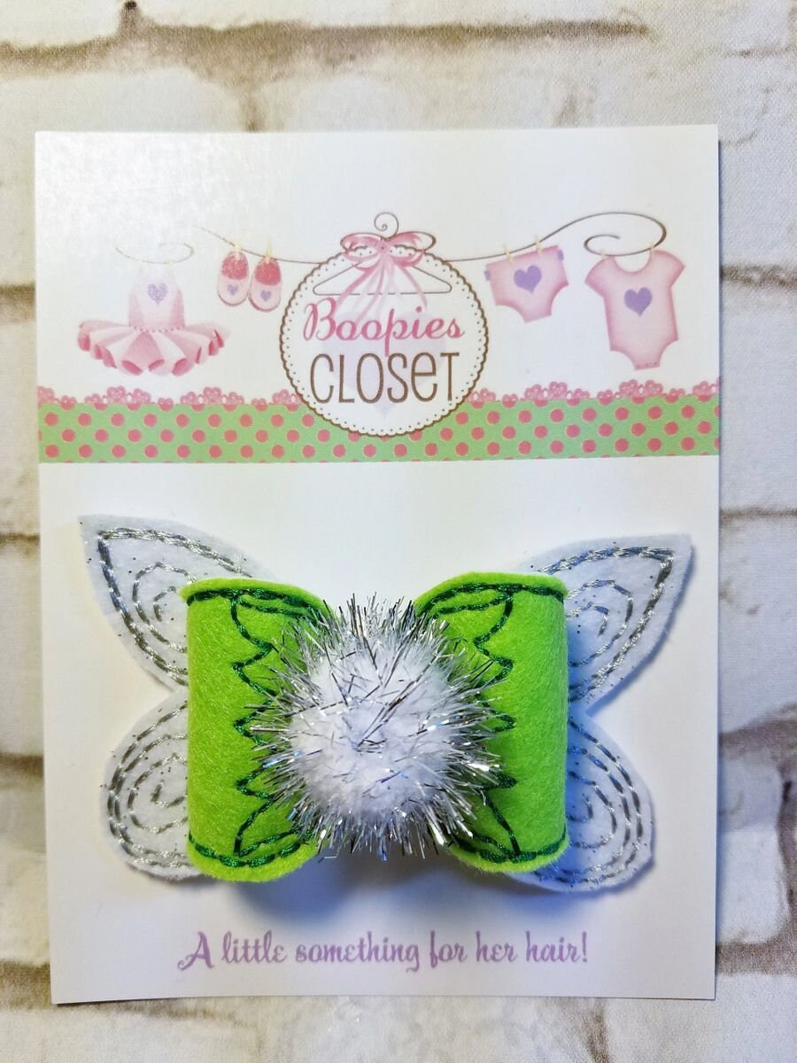 Neverland Fairy Princess 3D Bow – Peter Pan Inspired Headband or Hair Clip for Girls & Kids