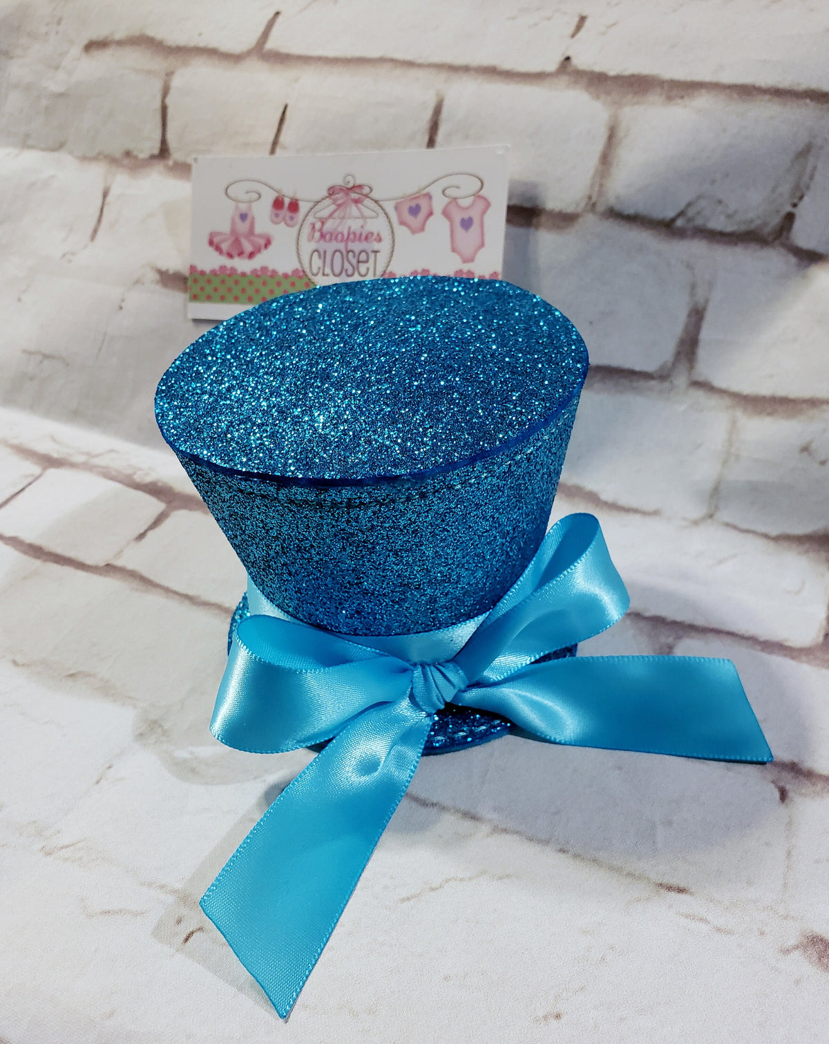 Flared Sparkle Mini Top Hat – Customizable Birthday Party Hat for Adults, Kids & Pets
