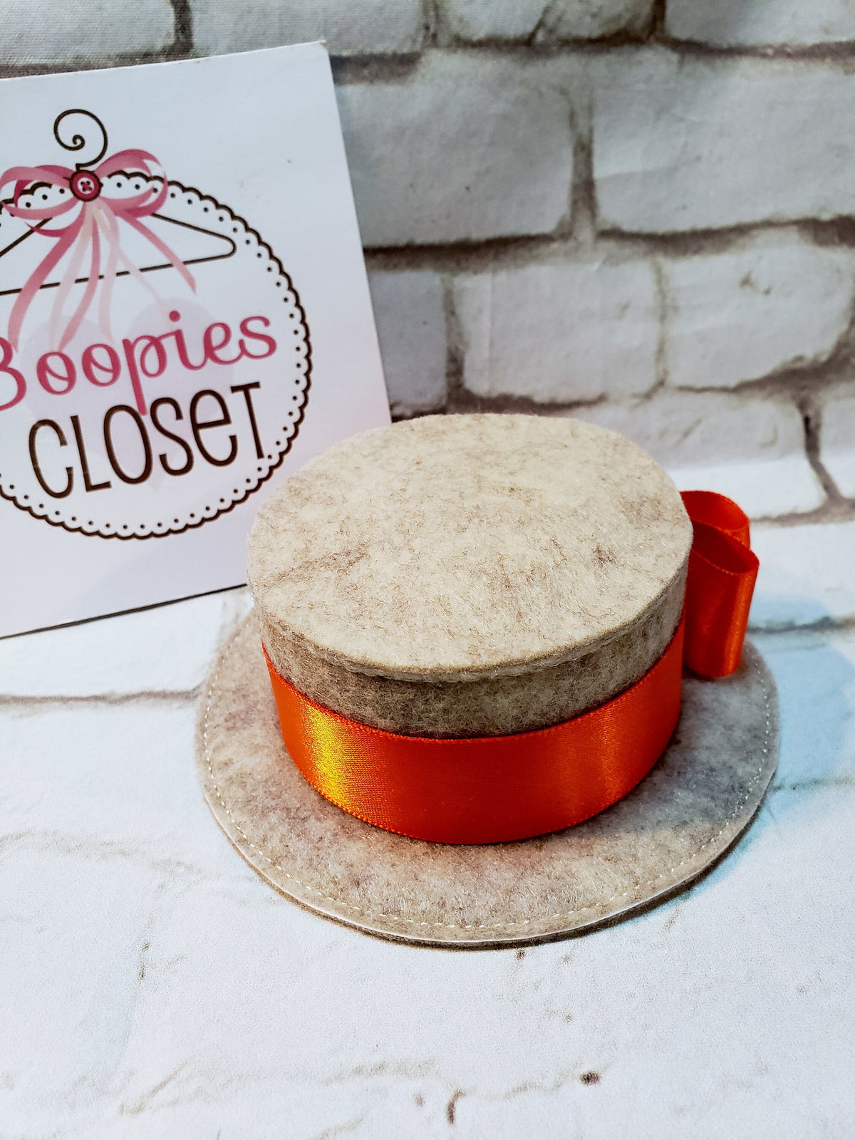Barbershop Quartet Mini Skimmer Hat – Felt Hat with Ribbon for Adults, Kids & Pets, Vintage Costume