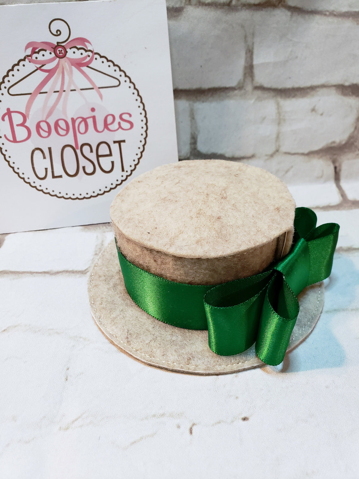 Barbershop Quartet Mini Skimmer Hat – Felt Hat with Ribbon for Adults, Kids & Pets, Vintage Costume