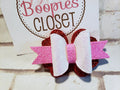Sparkle Heart Bow Headband – Valentine's Day Hair Clip for Girls & Kids, Love Hair Accessory