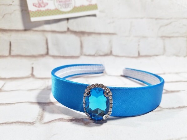 Turquoise Jeweled Headband – Arabian Nights Style Hair Accessory for Women & Girls, Genie Costume