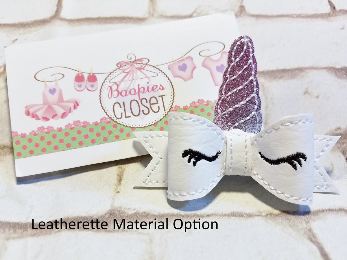 Unicorn 3D Felt Bow Headband – Magical Hair Barrette or Alligator Clip for Girls & Kids
