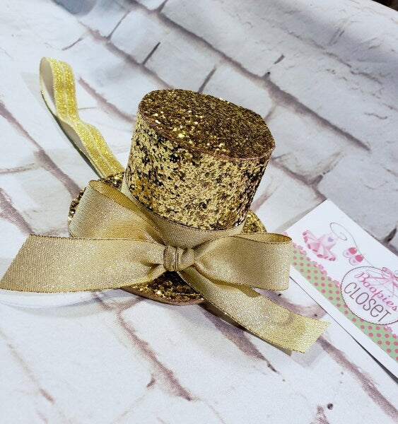 Sparkle Mini Top Hat – Customizable Party Costume Headband for Adults, Kids & Pets