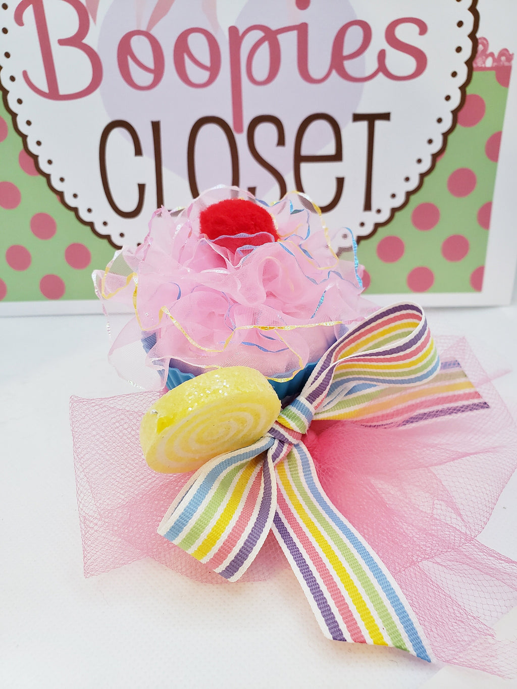 Cupcake Mini Fascinator Hat – Birthday Party Novelty Headwear for Women, Girls & Kids