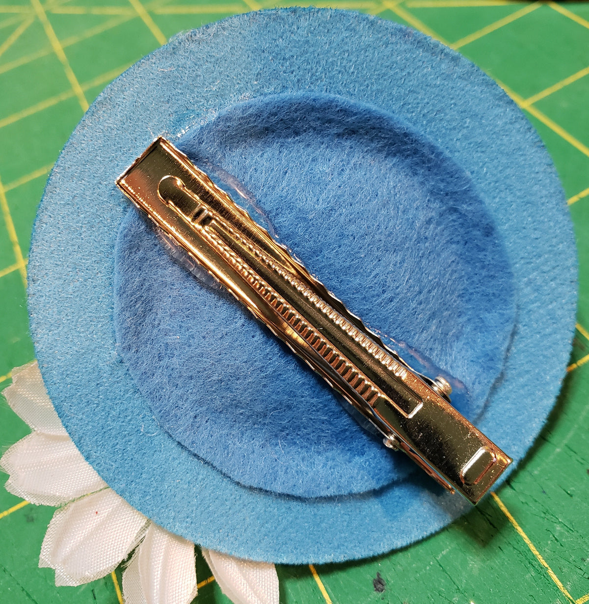 Design Your Own Mini Bowler Hat Barrette – 3" Customizable Pet Costume Hat, DIY Hair Accessory