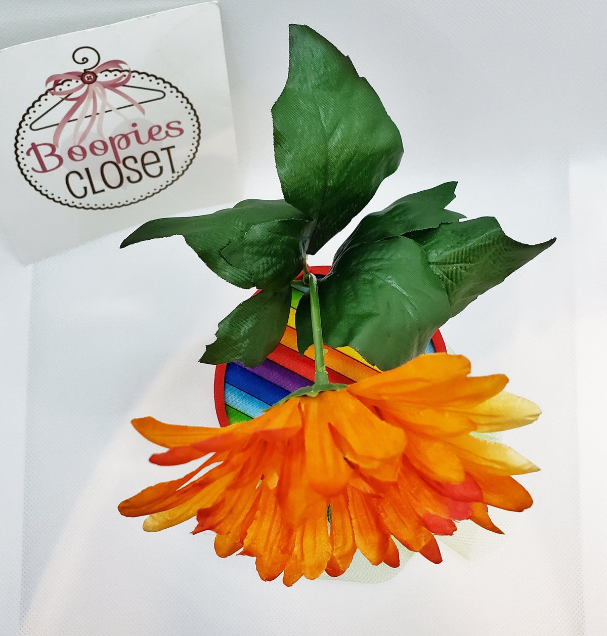 Rainbow Flower Pot Mini Top Hat – Dance & Parade Costume Hat for Adults, Kids & Pets