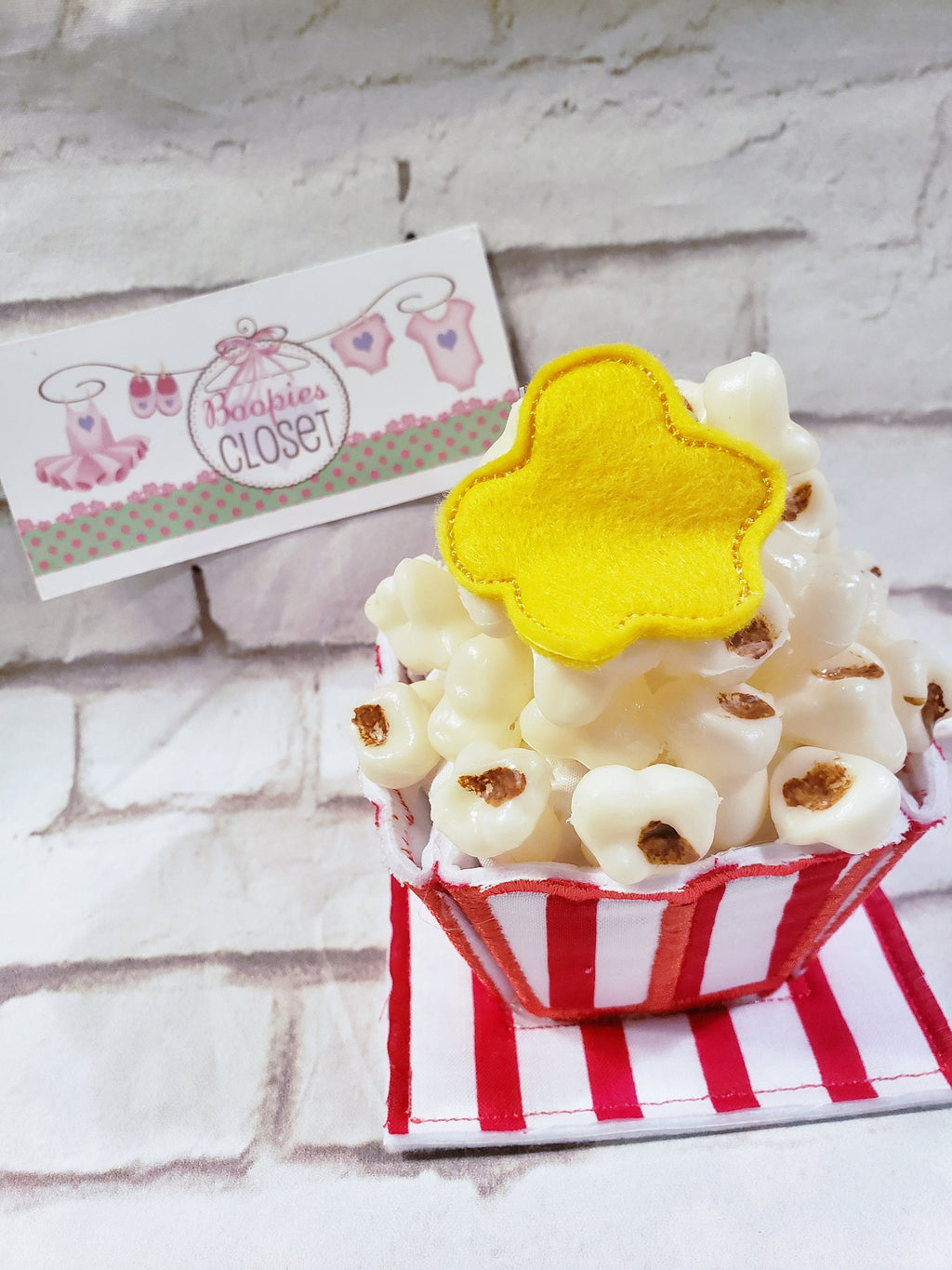 Popcorn Box Mini Top Hat – Circus & Movie Theme Novelty Fascinator for Adults & Kids