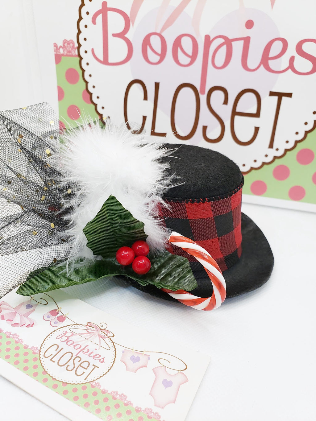 Christmas Caroler Mini Top Hat Headband – Holiday Costume Hat for Adults, Kids & Pets