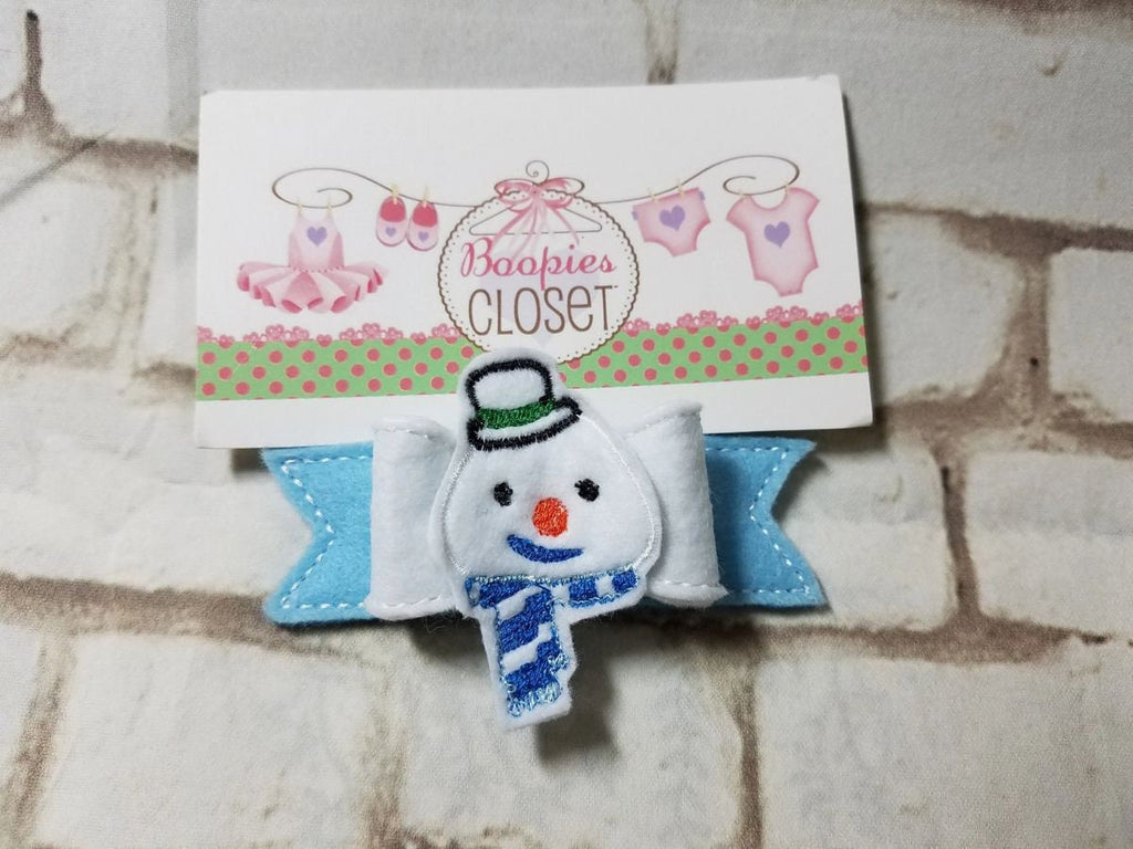 Character 3D Embroidered Felt Bow – Doctor, Lamb, Dragon, Hippo & Snowman Styles for Kids & Pets