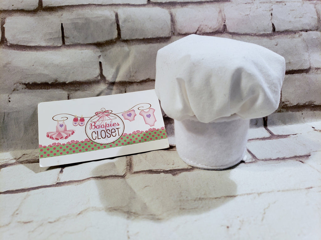 Mini White Chef Hat Toque – Costume Headwear for Adults, Kids & Pets, Cooking Party Accessory