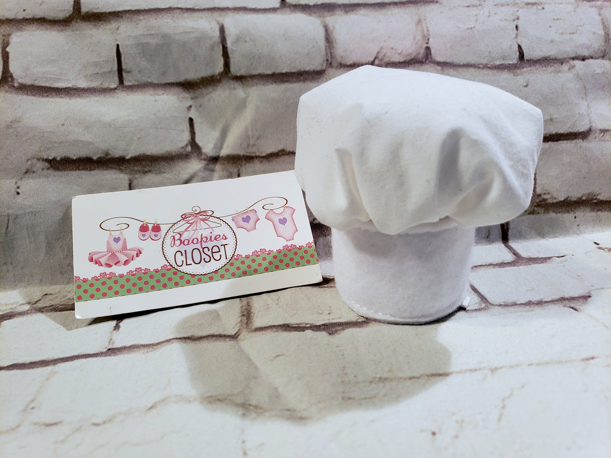Mini White Chef Hat Toque – Costume Headwear for Adults, Kids & Pets, Cooking Party Accessory