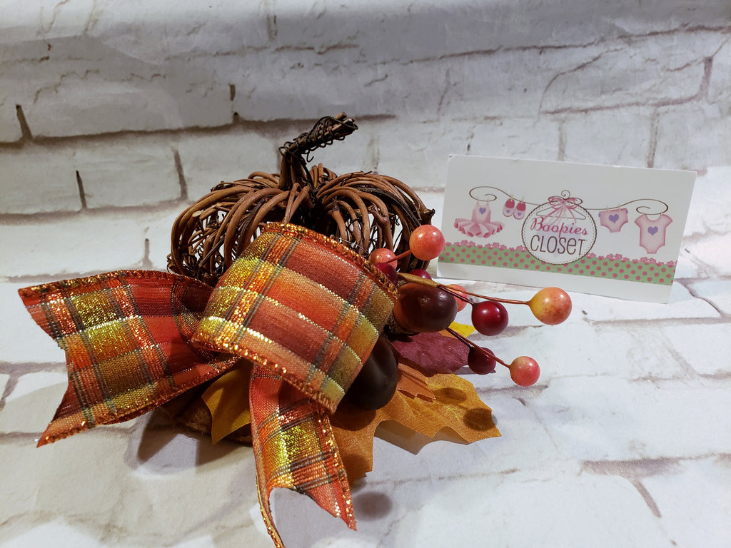 Pumpkin Festival Fascinator – Fall Pumpkin Picking Mini Hat for Adults & Kids, Thanksgiving Headpiece
