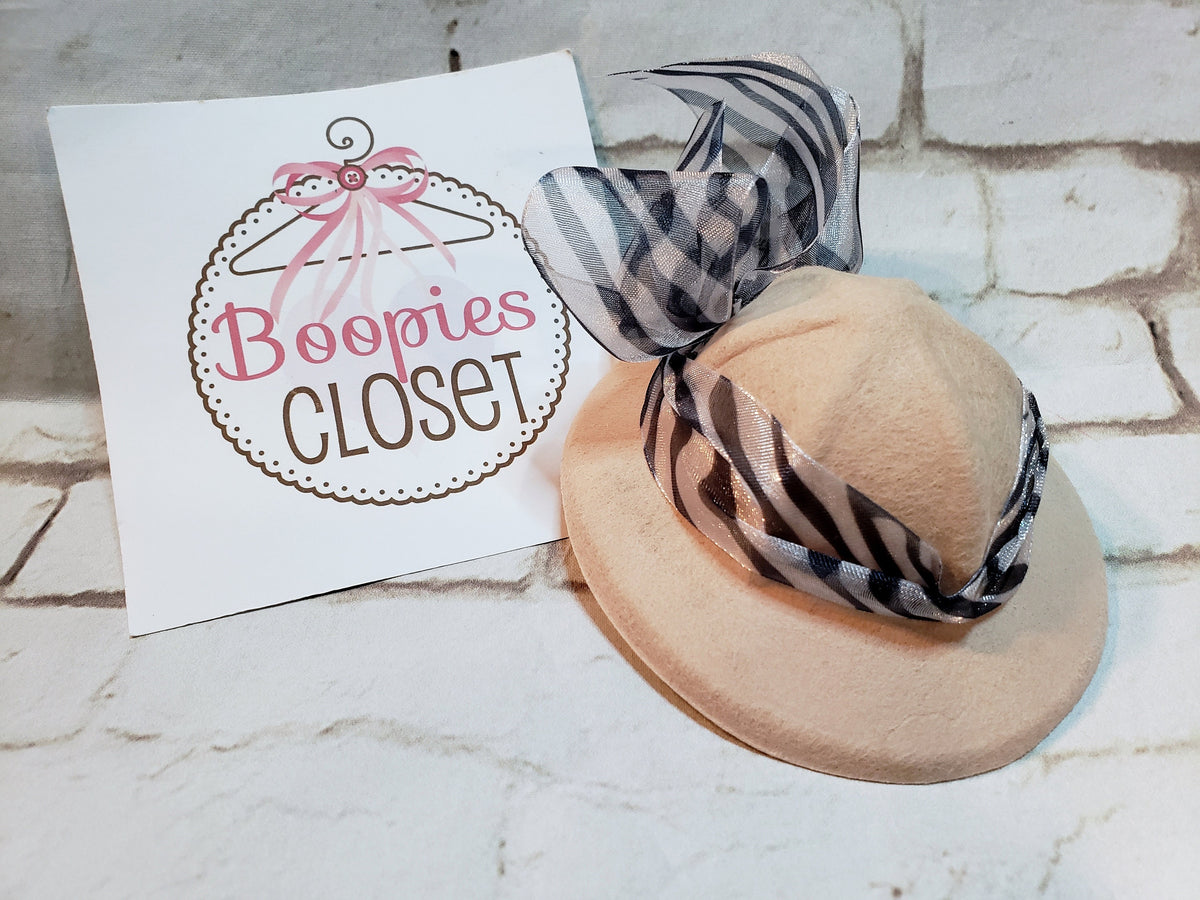 Safari Mini Hat Headband – Zebra or Leopard Print Costume Hat for Adults, Kids & Pets