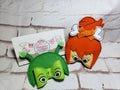 Stone Age Character 3D Felt Bow – Prehistoric Girl or Alien Hair Clip for Kids & Pets