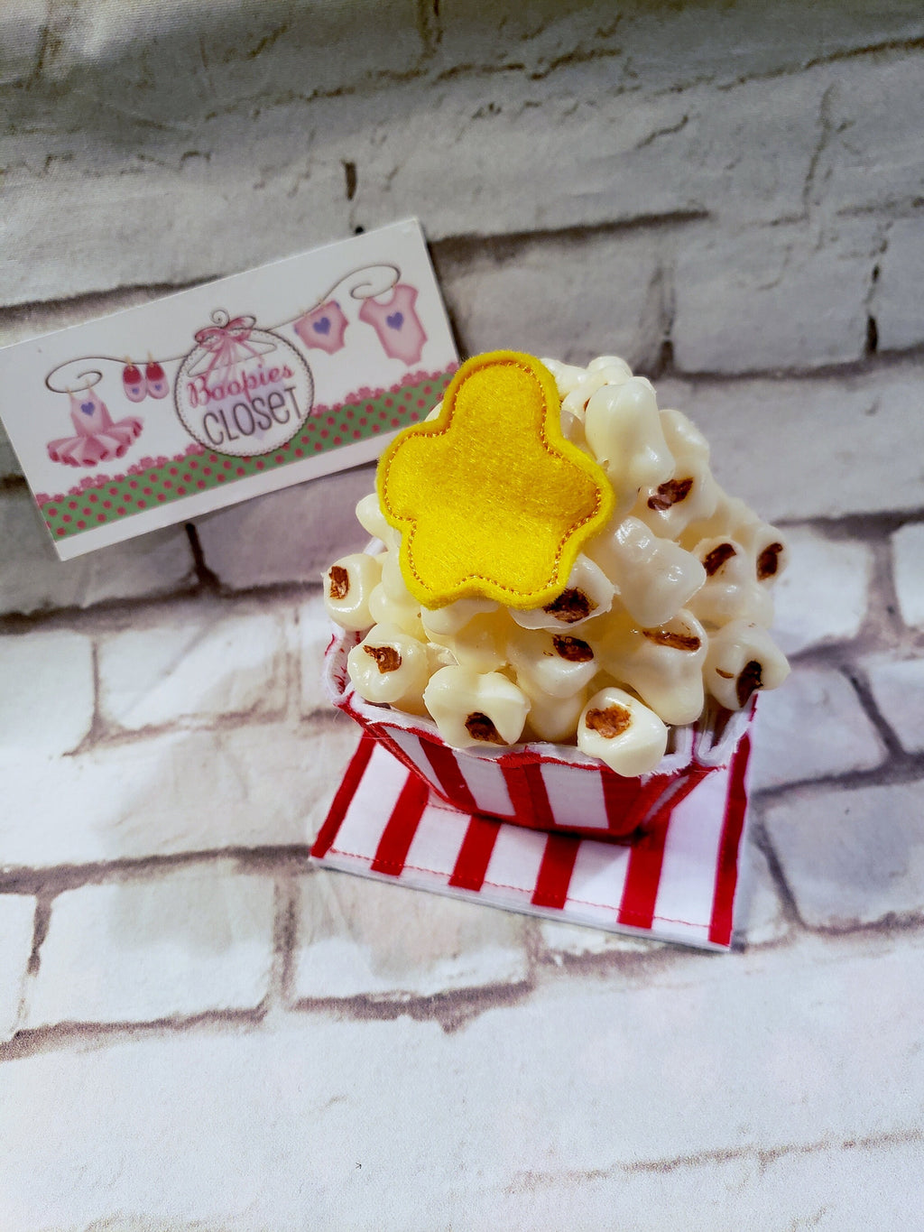 Popcorn Box Mini Top Hat – Circus & Movie Theme Novelty Fascinator for Adults & Kids