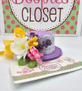 Spring Flower Mini Hat – Lace Easter Bonnet Party Hat for Women, Girls & Pets, Garden Fascinator