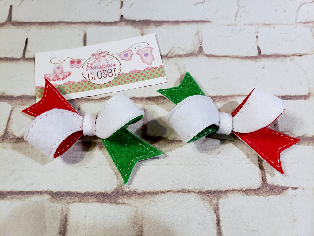 Twist 3D Felt Bow – Seasonal Holiday Barrette or Headband for Girls, Valentine's & Party Hair Accessory