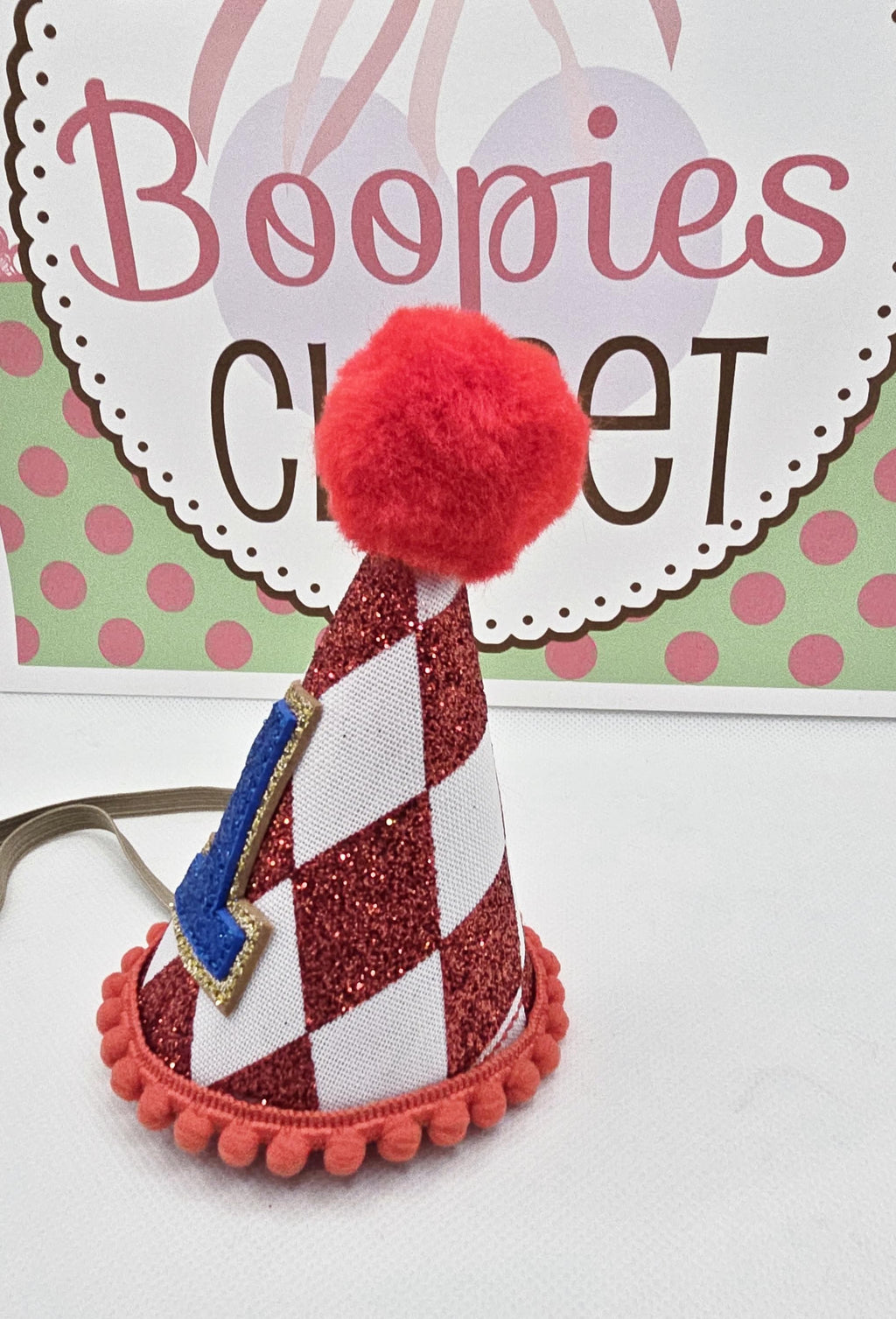 Mini Harlequin Birthday Hat – Jester Cone Party Hat for Adults, Kids & Pets, Circus Birthday Accessory