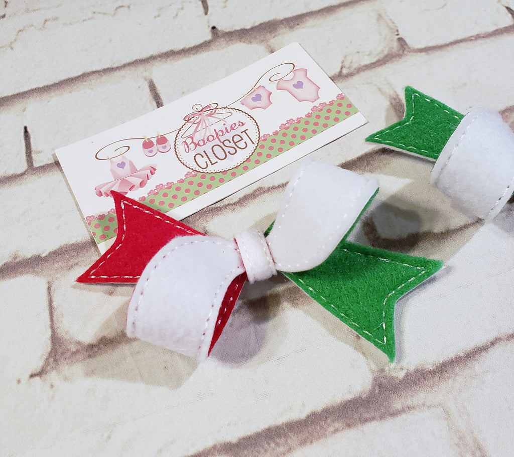 Twist 3D Felt Bow – Seasonal Holiday Barrette or Headband for Girls, Valentine's & Party Hair Accessory