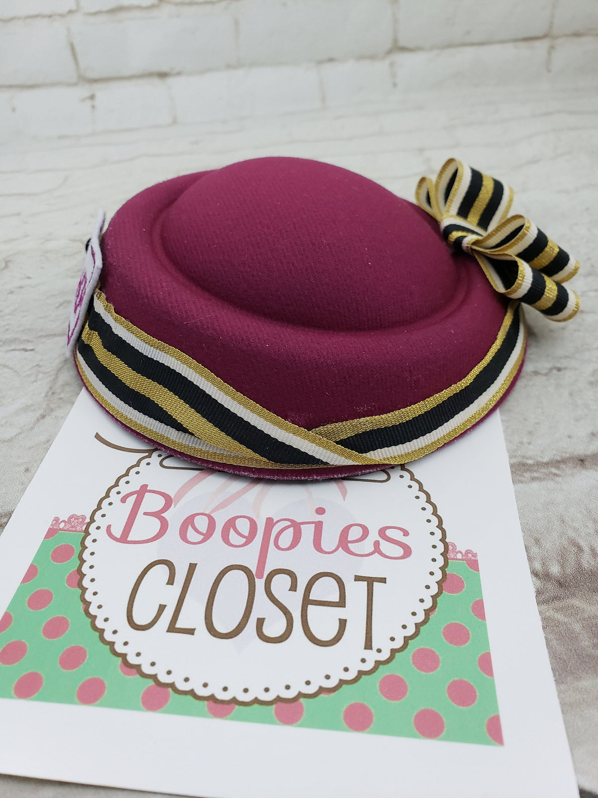 Bell Hop Mini Hat – Hollywood Usher Costume Headpiece for Adults, Kids & Pets, Hotel Bellhop Hat