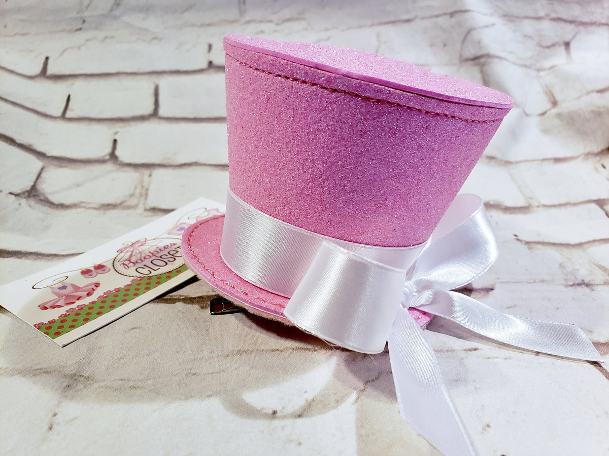Flared Sparkle Mini Top Hat – Customizable Birthday Party Hat for Adults, Kids & Pets