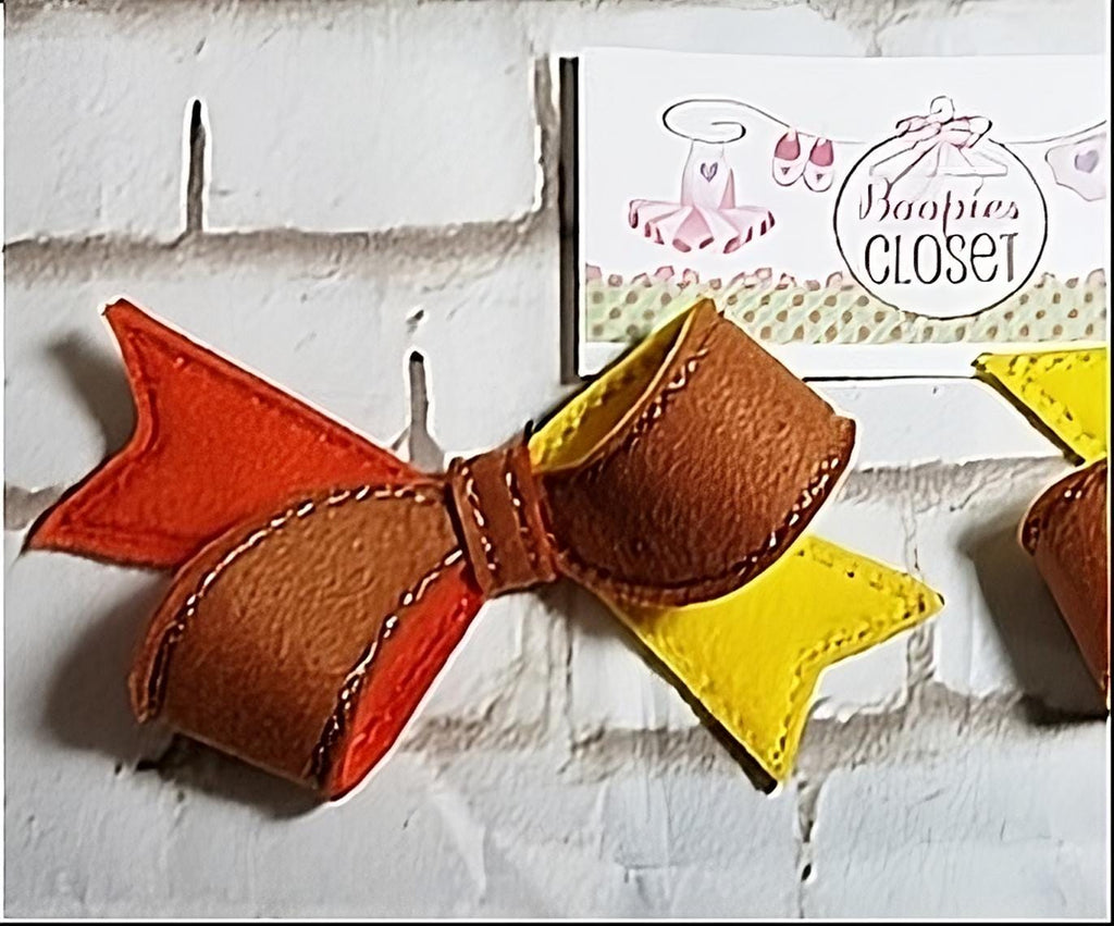 Twist 3D Felt Bow – Seasonal Holiday Barrette or Headband for Girls, Valentine's & Party Hair Accessory