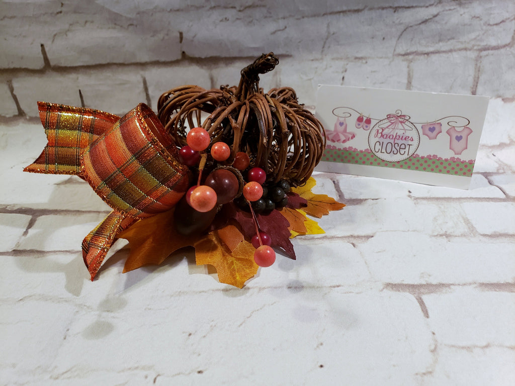 Pumpkin Festival Fascinator – Fall Pumpkin Picking Mini Hat for Adults & Kids, Thanksgiving Headpiece