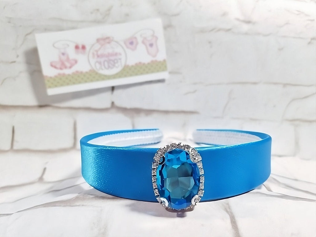 Turquoise Jeweled Headband – Arabian Nights Style Hair Accessory for Women & Girls, Genie Costume