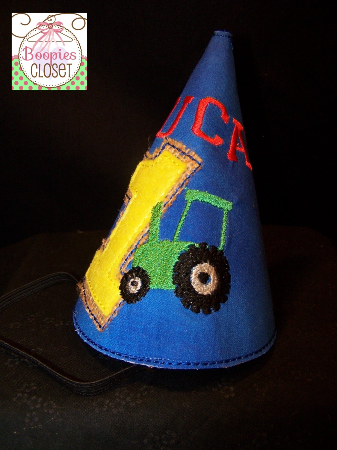 Custom Personalized Birthday Hat – Cone Party Hat for Kids, Babies & Pets, First Birthday Photo Prop