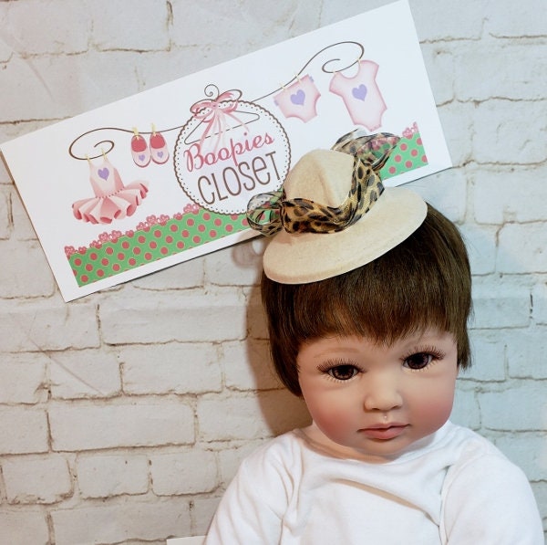 Safari Mini Hat Headband – Zebra or Leopard Print Costume Hat for Adults, Kids & Pets