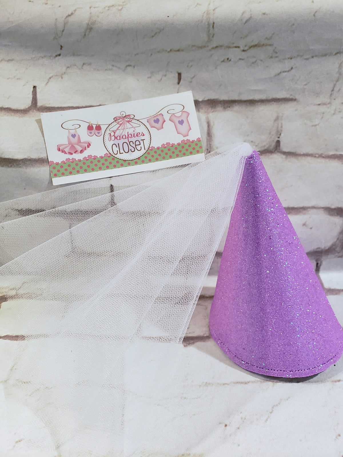 Fairy Tale Sparkle Princess Mini Cone Hat – Damsel Medieval Hat with Veil for Adults & Kids