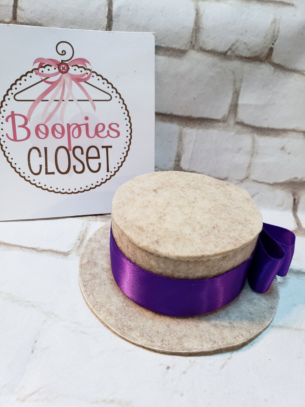 Barbershop Quartet Mini Skimmer Hat – Felt Hat with Ribbon for Adults, Kids & Pets, Vintage Costume