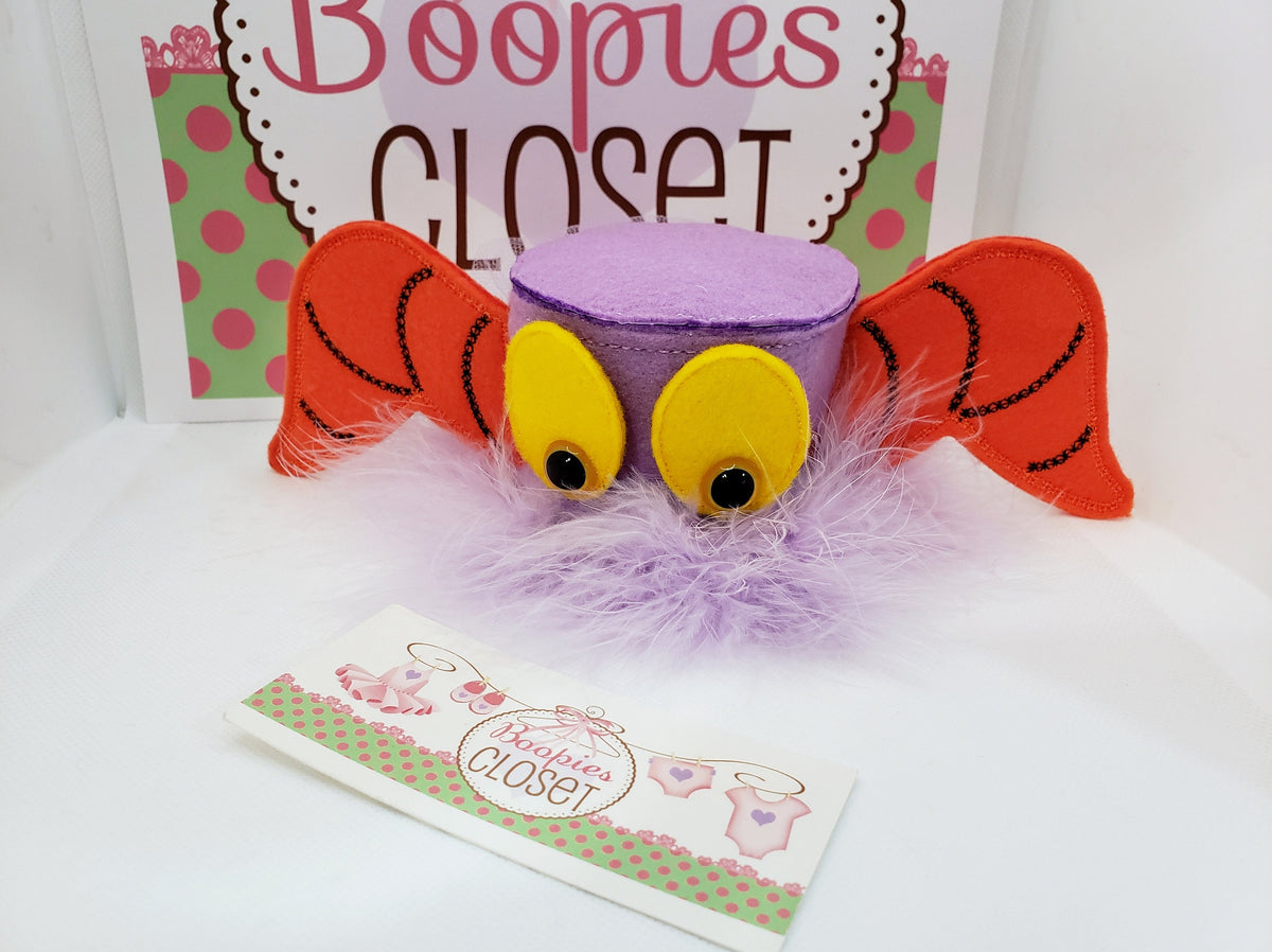 Dragon Horn Mini Top Hat – Lavender Felt Costume Hat for Adults, Kids & Pets, Fantasy Headpiece