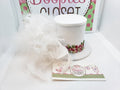 White Rose Mini Top Hat – Feathered Derby Fascinator for Women, Elegant Bridal Hair Accessory