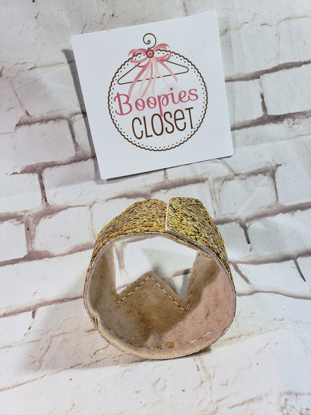 Mini Sparkle Gold Crown – Newborn Baby Photo Prop, Princess Costume Headpiece for Girls