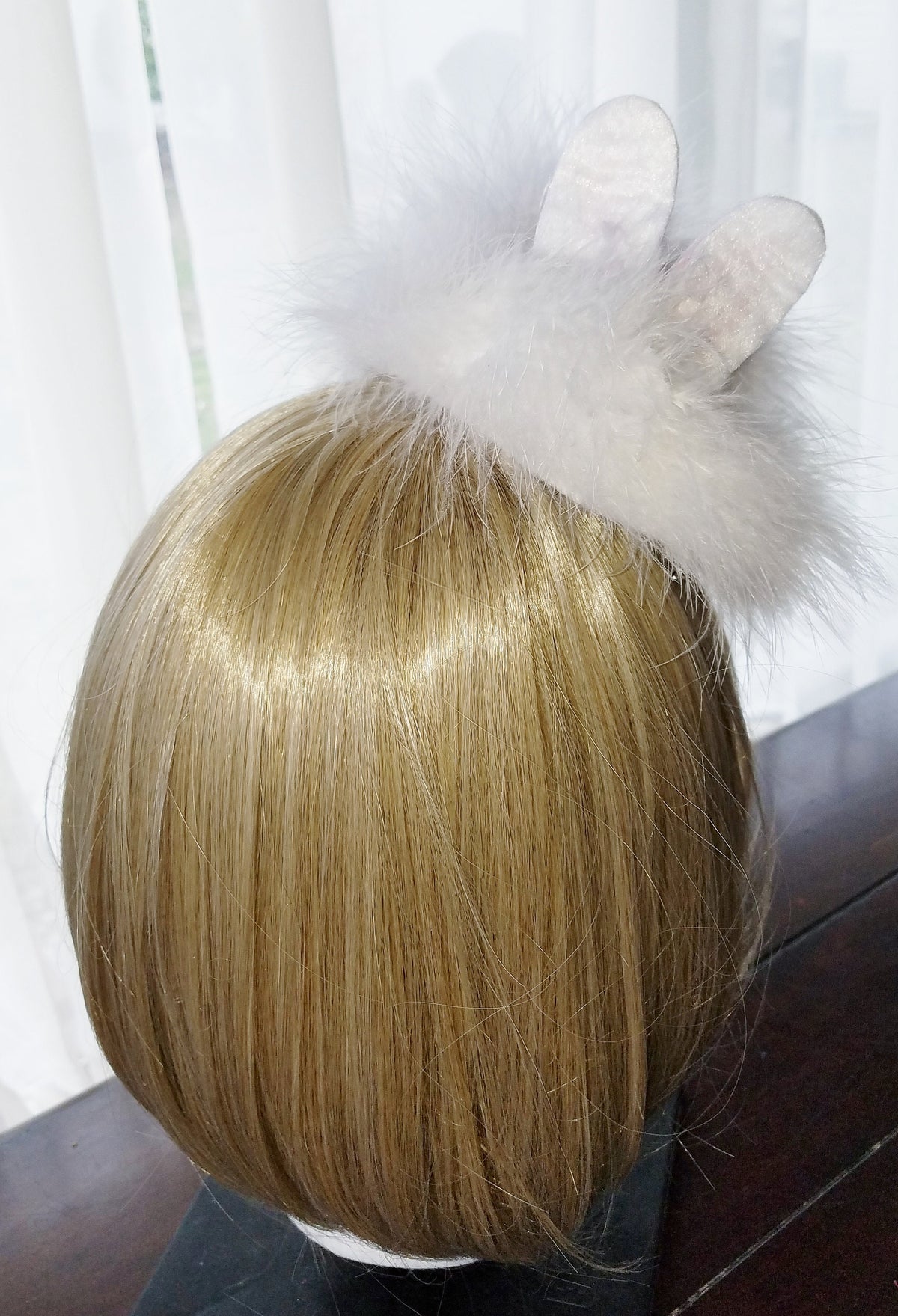 Easter Bunny Mini Top Hat – Fuzzy Rabbit Ears Headband for Women, Girls & Pets, Spring Fascinator