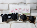 Sunglass 3D Felt Bow – Summer Hair Clip or Headband for Girls & Kids, Beach Vacation Hair Accessory